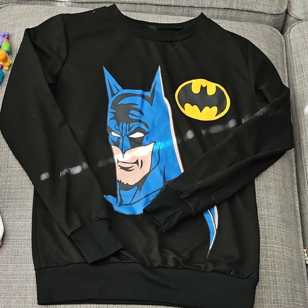 Black Batman Graphic Sweatshirt